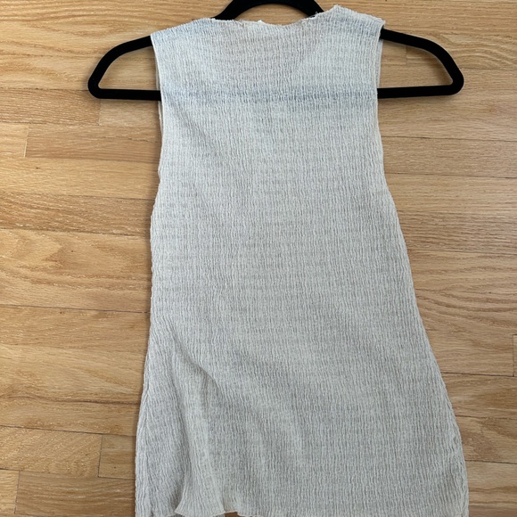 Zara Cream Sleeveless Blouse - Picture 5 of 5